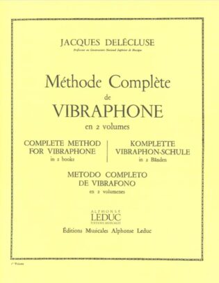 101009_Jacques Delécluse, Komplette Vibraphon–Schule 1_Musikdinge 2024_Onlineshop