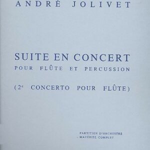 André Jolivet Suite en concert – Stimmenmaterial bei Musik-Dinge Wien