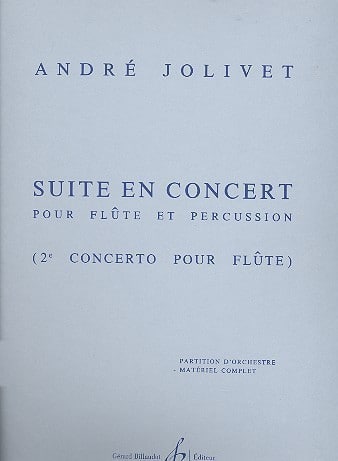 André Jolivet Suite en concert – Stimmenmaterial bei Musik-Dinge Wien