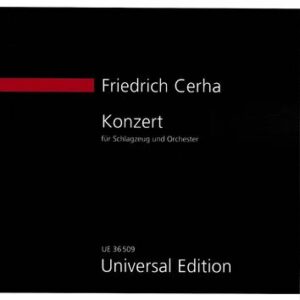 Cerha, Friedrich: Konzert für Schlagzeug und Orchester – Studienpartitur bei Musik-Dinge Wien