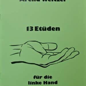 Weitzel Arend 13 Etüden für die linke Hand bei Musik-Dinge Wien
