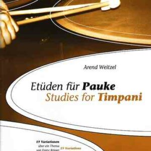 Weitzel, Arend: Etüden für Pauke bei Musik-Dinge Wien