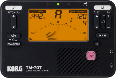 KORG Metronom Stimmgerät TM-70 schwarz bei Musik-Dinge Wien