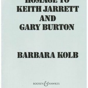 Kolb, Barbara: Homage to Keith Jarrett and Gary Burton bei Musik-Dinge Wien