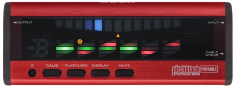 Korg Pitchblack Portable PB-04 Stimmgerät rot bei Musik-Dinge Wien