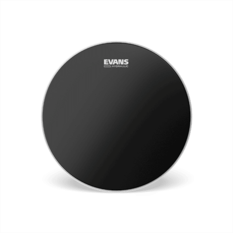 B14HBG_EVANS Hydraulic Black Coated Snarefell, Schwarz_musikdinge_wien_onlineshop