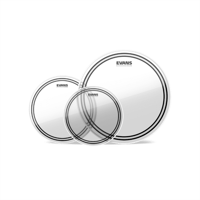 Evans EC2 Tom Pack Rock Clear 10/12/16 Zoll bei Musik-Dinge Wien