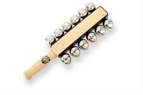 Latin Percussion CP Sleigh Bells 12 bells with handle bei Musik-Dinge Wien