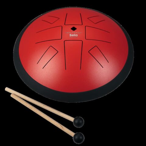 Sela Melody Tongue Drum 10“ C Pygmy Red bei Musik-Dinge Wien