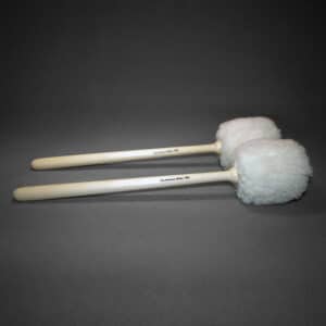 Kaufmann Große Trommelschlägel Wirbel Plüsch weich wuchtig paar bei Musik-Dinge Wien