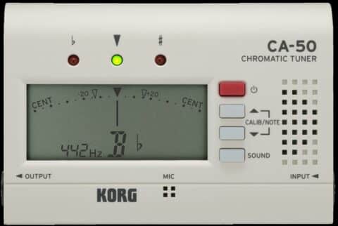 Korg CA-50 Stimmgerät chromatisch weiß bei Musik-Dinge Wien
