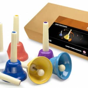 Stagg 8-Noten Handglocken Set (farb-kodiert) bei Musik-Dinge Wien