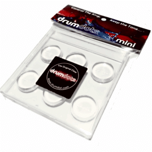 Drumdots Mini Schlagzeug Dämpfungs-Gel-Pads, 6 Stück bei Musik-Dinge Wien