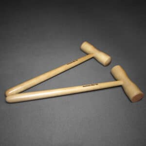 Kaufmann Glockenhammer klein Holz-Leder Paar bei Musik-Dinge Wien