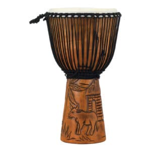 Pearl Hand Carved Mahogany Djembe bei Musik-Dinge Wien