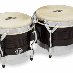 Latin Percussion LP Matador Wood Bongos Dark Brown Chrome bei Musik-Dinge Wien