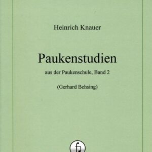 Knauer Heinrich Paukenstudien bei Musik-Dinge Wien