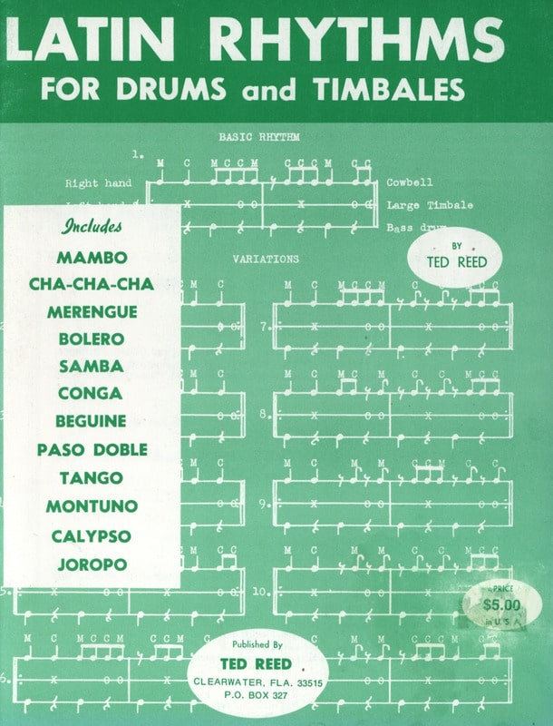 Ted Reed, Latin Rhythms for drums and timbales bei Musik-Dinge Wien