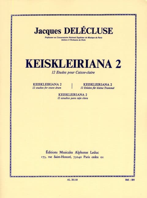 Jacques Delécluse Keiskleiriana 2 bei Musik-Dinge Wien