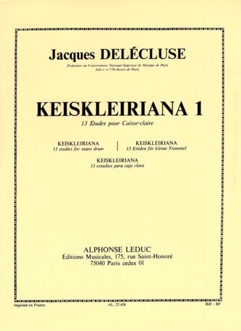 Jacques Delécluse Keiskleiriana 1 bei Musik-Dinge Wien
