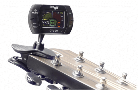 Stagg CTU-C9 Clip Tuner chromatic mit Micro bei Musik-Dinge Wien