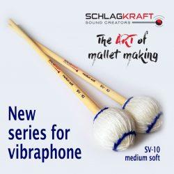 Schlagkraft Vibraphone Mallets SV-10 Medium Soft Rattan bei Musik-Dinge Wien