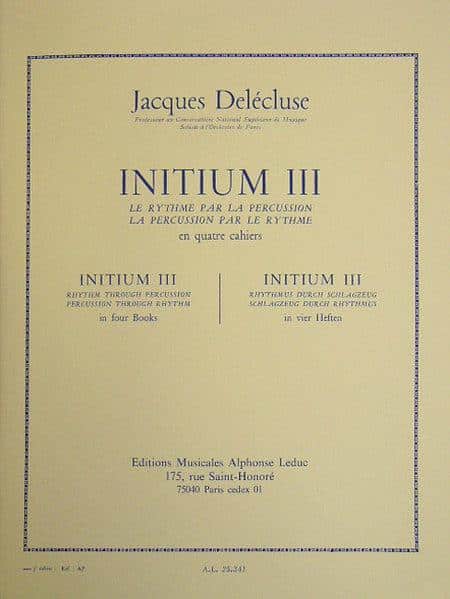 Jacques Delecluse Initium III bei Musik-Dinge Wien
