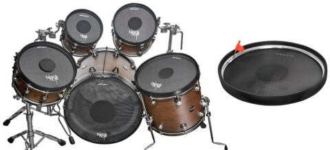 Rtom Black Hole Practice Pad Set Starter Pack bei Musik-Dinge Wien