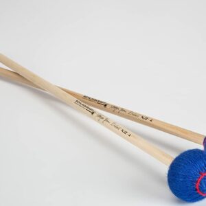 Schlagkraft Marimba Mallets NJZ-4R Blue Strong General Rattan bei Musik-Dinge Wien