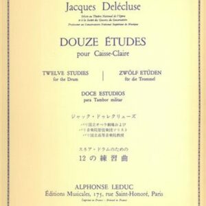 013-017_Delecluse, Jacques 12 Etudes pour caisse claire_Musikdinge 2024 Onlineshop.jpeg