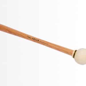 Freer Percussion Bass drum mallet Tom Freer BD3H, medium maple head with hard leather cover