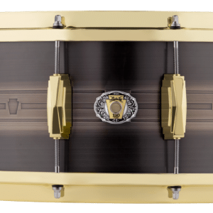 LBR0714CX_Ludwig_110thAnniversary_SeamlessMetal_Heirloom_BlackBrass_7x14_A