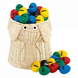 NINO_VE80-NINO540_NINO_Percussion_Egg_Shaker_Assortment_Elephant_Shaped_Basket