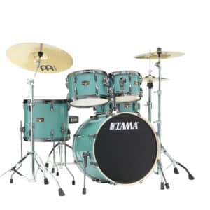 Imperialstar Drum Set 5 Teilig - Sky Blue Mist Chrome HW  MEINL Cymbals HCS Cymbal Kit Stage Master Double-Braced Hardware Kit 1.jpg
