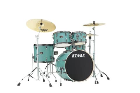 Imperialstar Drum Set 5 Teilig - Sky Blue Mist Chrome HW  MEINL Cymbals HCS Cymbal Kit Stage Master Double-Braced Hardware Kit 1.jpg