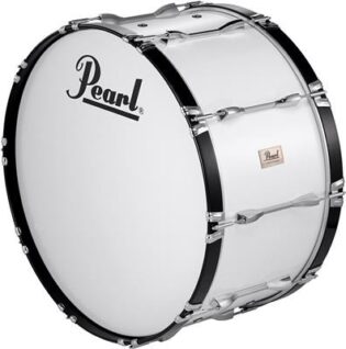 20x14 Competitor Marching Bass Drum (pure white)