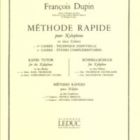 692793_François Dupin, Méthode rapide pour Xylophone 1_Musikdinge 2024_Onlineshop