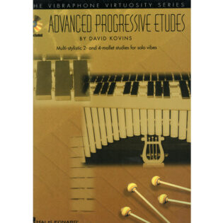 Kovins, David Advanced Progressive Etudes for Vibraphon