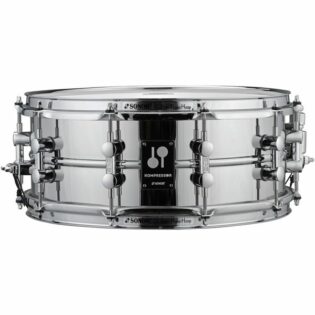 Sonor Kompressor Snare Drum 14 x 5.75Stahl, Stahlspannreifen, Verchromt